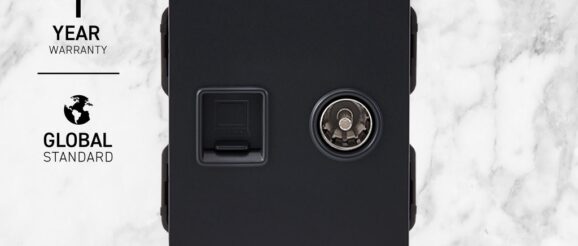 ART DNA รุ่น A77 Computer (LAN) + TV Socket สีดำ design switch สวิตซ์ไฟโมเดิร์น สวิตซ์ไฟสวยๆ