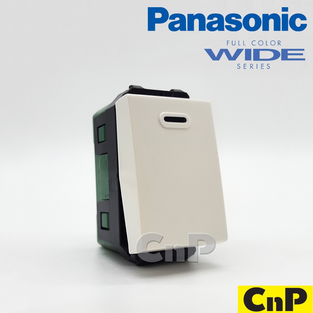 Panasonic สวิตช์ทางเดียว สีขาว พานาโซนิค รุ่น WEG 5001 K