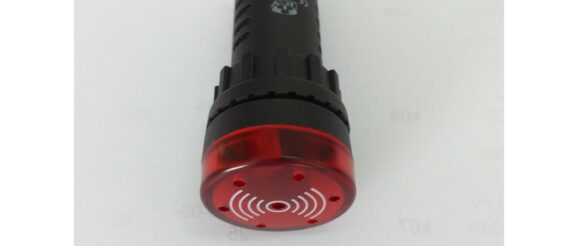 ไพล็อตแลมป์แบบมีเสียงสีแดง (PILOT LAMP) รุ่น KY22SM R (12V